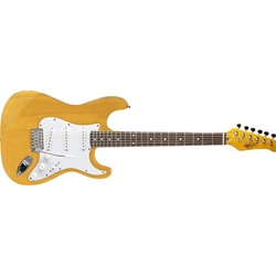 Oscar Schmidt Double Cutaway Solid-Body Electric Guitar, Natural