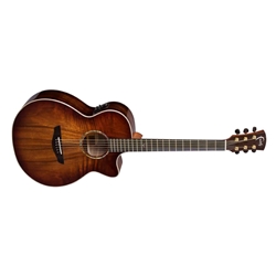 Faith Blood Moon Venus Cutaway Electric / Acoustic Guitar