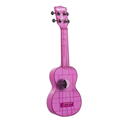 Kala Soprano Waterman Ukulele, Amethyst Purple Transparent