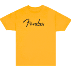 Fender® Spaghetti Logo T-Shirt, Butterscotch Blonde