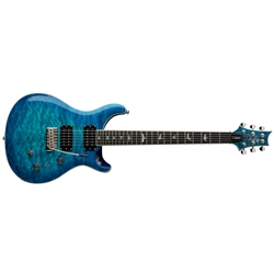 Paul Reed Smith SE Custom 24-08 Quilt Electric Guitar with Gigbag - Lake Blue